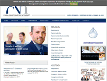 Tablet Screenshot of cassanotariato.it